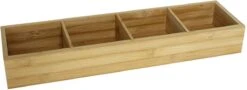 Gerim - Make-up Sorteer Organizer 4-vaks Bakje 44 X 10 X 6 Cm Bamboe 7 Gerim - Make-up Sorteer Organizer 4-vaks Bakje 44 X 10 X 6 Cm Bamboe -Bekend Cosmetica Winkel 1200x438