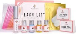 Merkloos Upgraded Wimper Lifting Set - Lash Lift Kit- Extra Uitgebreide Editie - 45 Delig -Bekend Cosmetica Winkel 1200x544