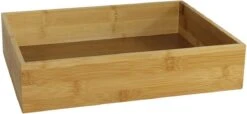 Gerim - Kast/lade Sorteer Organizer Bamboe Hout Bakje 32 X 24 X 7 Cm -Bekend Cosmetica Winkel 1200x552 2