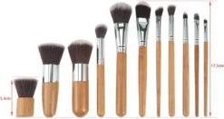 10-delig Bamboe Make-up Geschenkset- Make-up Kwasten - Make Up Brush- Poederkwast -Make Up Penselen Set -Foundation Kwast- Poeder Kwast- Concealer Brush- Lip Brush -Bekend Cosmetica Winkel 1200x635 1