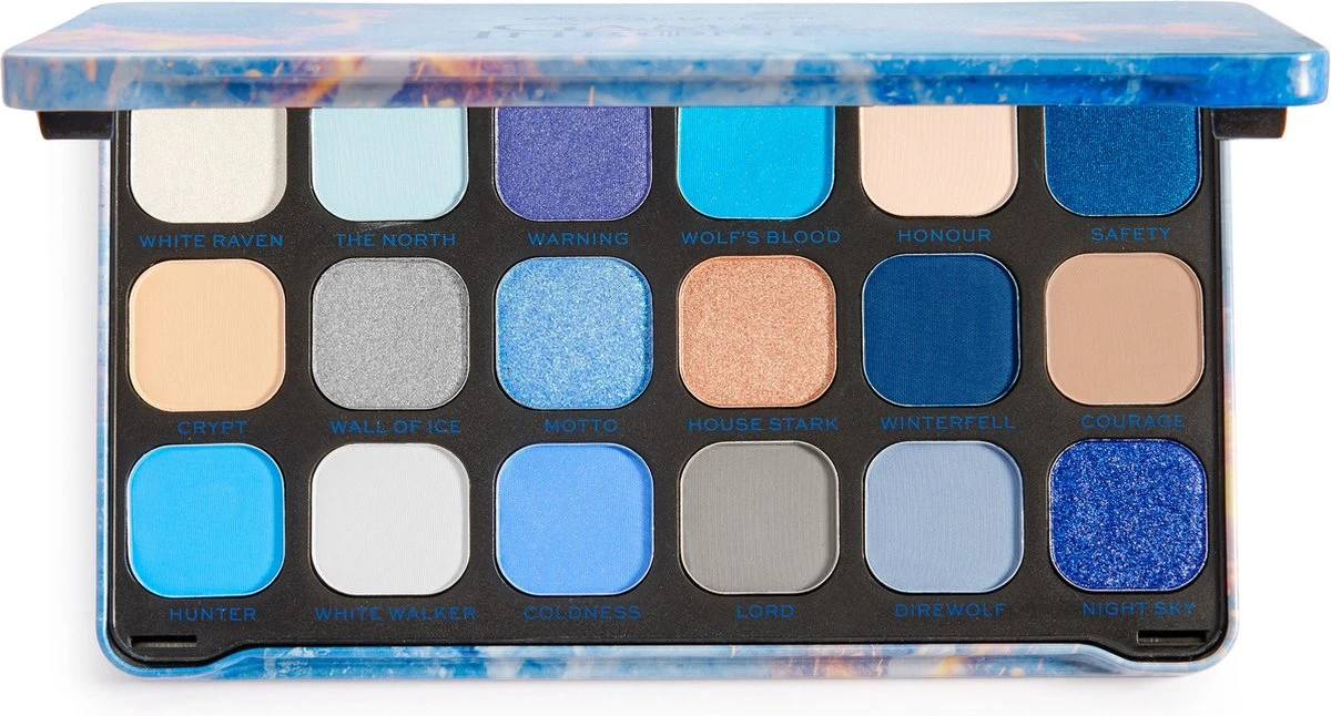 Makeup Revolution X Game Of Thrones Winter Is Coming Forever Flawless Shadow Palette - Oogschaduw Palette 4 Makeup Revolution X Game Of Thrones Winter Is Coming Forever Flawless Shadow Palette - Oogschaduw Palette - Afbeelding 2