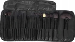 Professionele 24-Delige Make-Up Kwastenset - Cosmetica Visagie Makeup Kwasten Set - Mascara/Oogschaduw/Concealer/Foundation/Blush/Eyeliner/Highlighter/Poederkwast Beauty Brush - Contourkwast Make Up Brushes Borstels Penselen - Met Luxe Opberg Etui -Bekend Cosmetica Winkel 1200x676 2