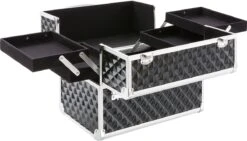 AREBOS Cosmeticakoffer Beauty Case Multikoffer 15 L Zwart -Bekend Cosmetica Winkel 1200x684 3