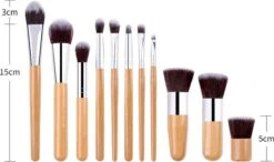 Evvie Make-up Kwasten Set, 11-delig – Bamboe – Basic Collection -Bekend Cosmetica Winkel 1200x710 3