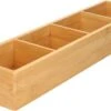 Gerim - Make-up Sorteer Organizer 4-vaks Bakje 44 X 10 X 6 Cm Bamboe -Bekend Cosmetica Winkel 1200x737 3