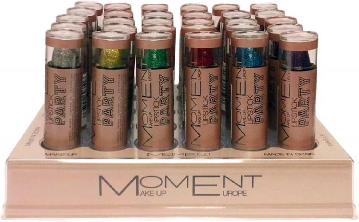 Moment - Glitter Lipstick - Transparant Met Groene Glitters / Verde - Party - 1 Stuks 4 Moment - Glitter Lipstick - Transparant Met Groene Glitters / Verde - Party - 1 Stuks - Afbeelding 2