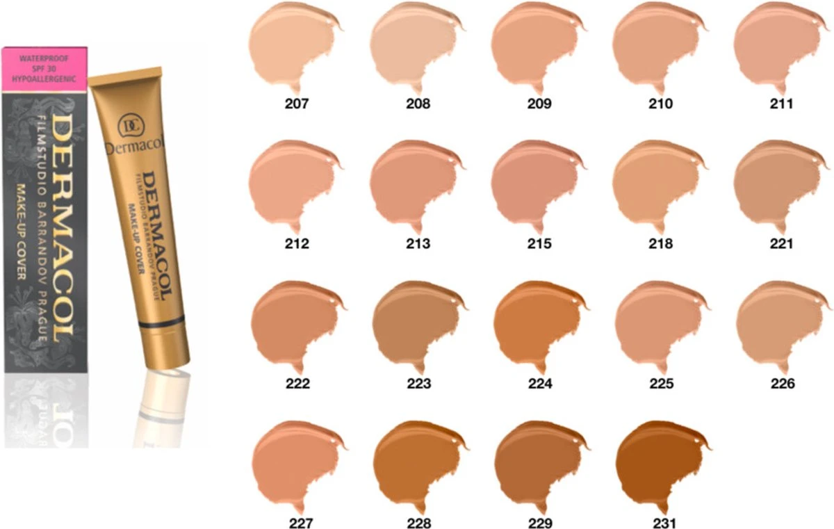 Dermacol Camouflage Make-up Cover Legendary High Covering Make-up - 30 Gram - Vrouw - Waterproof - Tint 223 4 Dermacol Camouflage Make-up Cover Legendary High Covering Make-up - 30 Gram - Vrouw - Waterproof - Tint 223 - Afbeelding 2