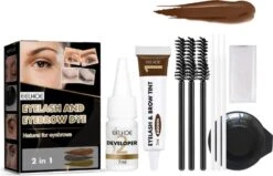 Bekend Cosmetica Winkel 38 2 In 1 - Henna Wenkbrauwverf En Wimperverf - Bruin - Henna Brows - DIY Henna Brows Kit - Starterspakket