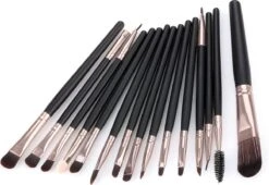 Evvie 20-delige Make-up Kwasten Set - Rosé Zwart -Bekend Cosmetica Winkel 1200x825 3