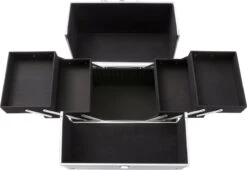 AREBOS Cosmetica Koffer - Beauty Case - Cosmetica Trolley - 15 L - Zilber 22 AREBOS Cosmetica Koffer - Beauty Case - Cosmetica Trolley - 15 L - Zilber -Bekend Cosmetica Winkel 1200x826 4