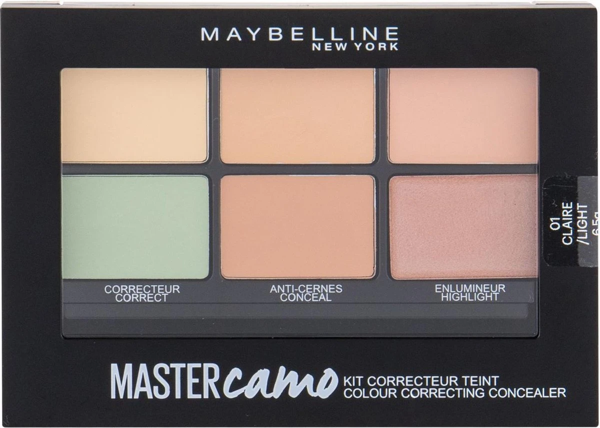 Maybelline Master Camo Concealer Palette - 1 Light 8 Maybelline Master Camo Concealer Palette - 1 Light - Afbeelding 6