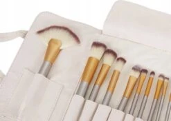 Professionele 18-Delige Make-Up Kwastenset - Cosmetica Visagie Makeup Kwasten Set - Mascara/Oogschaduw/Concealer/Foundation/Blush/Eyeliner/Highlighter/Poederkwast Beauty Brush - Countourkwast Make Up Brushes Borstels Penselen - Met Luxe Opberg Etui -Bekend Cosmetica Winkel 1200x857 3