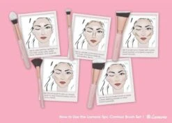 Lamora Make-up Kwasten Set - Contour - Lamora Proffecioneel - 5 Delig Kwasten In Luxe Koker -Bekend Cosmetica Winkel 1200x862 2