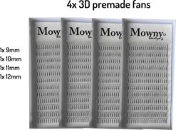 Mowny Beauty - Starterskit S - Starterspakket - Wimperextensions - Premade Fans - Lashes - Russian Volume -Bekend Cosmetica Winkel 1200x882 2