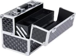 Make-upkoffer, Kapperskoffer, Cosmeticakoffer, Lege Nagelkoffer, Multikoffer, Afsluitbaar Voor Nageldesign/massageolie/fotoapparatuur, 34,7 X 22,2 X 25 Cm HMTM-YAHEE-411176 -Bekend Cosmetica Winkel 1200x892 4