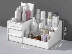 Make-Up Organizer - Cosmetica - Opbergdoos - Wit - Nagellak - Creme - Sieraden - Pennenbakje - Bureau - Organizers - Make Up -Bekend Cosmetica Winkel 1200x901 13