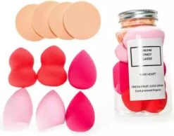 BathQueen Make-up Spons - 10 Stuks - Beauty Blender - Blender Spons Voor Make-up - Foundation Blender - Make-up Ei