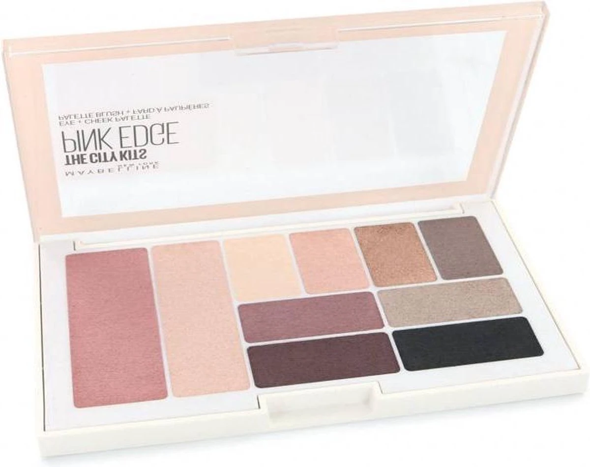 Maybelline City Kits Oogschaduw Palette - 2 Pink Edge 3 Maybelline City Kits Oogschaduw Palette - 2 Pink Edge
