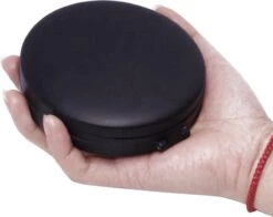 UNIQ Drievoudige Compacte Reisspiegel Met LED (vergroting 5x En 10x) - Make Up Spiegel Met Verlichting - Zwart -Bekend Cosmetica Winkel 1200x951 1