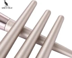 San Vitale® - Luxe Professionele Make Up Kwasten Set - Make Up Brush - Vegan Penselen - Inclusief Pouch - Make Up Pouch Met 10-delig Penselen Set - Champagne/goud 27 San Vitale® - Luxe Professionele Make Up Kwasten Set - Make Up Brush - Vegan Penselen - Inclusief Pouch - Make Up Pouch Met 10-delig Penselen Set - Champagne/goud -Bekend Cosmetica Winkel 1200x969 4