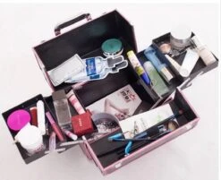 Confibel Make Up Koffer - Uitklapbaar - 5 Opbergbakken - Met Slot -Bekend Cosmetica Winkel 1200x978 5