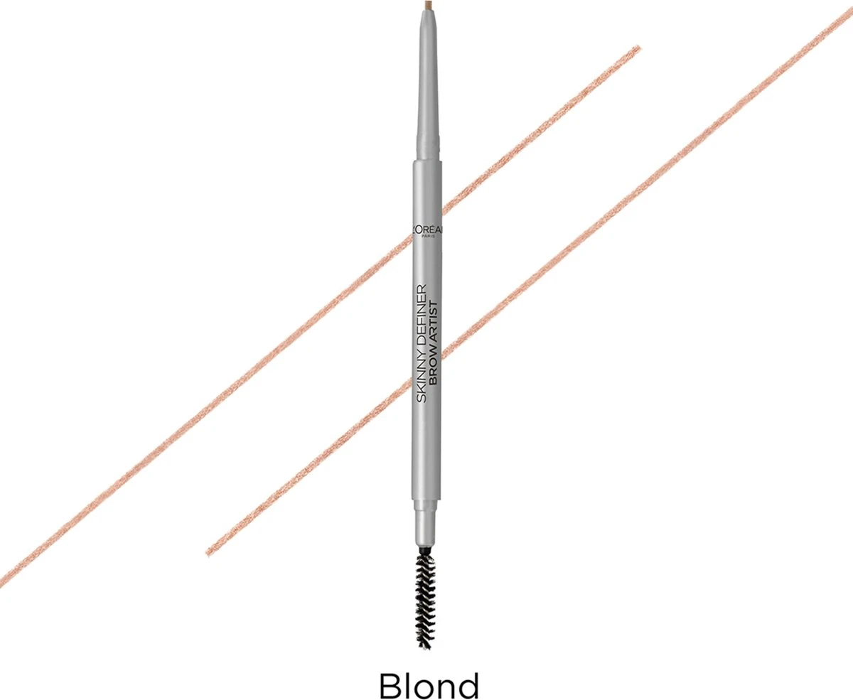 L’Oréal Paris Brow Artist Skinny Definer Wenkbrauwpotlood - 101 Blonde - Ultradun 5 L’Oréal Paris Brow Artist Skinny Definer Wenkbrauwpotlood - 101 Blonde - Ultradun - Afbeelding 3