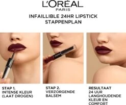 L’Oréal Paris Infallible Lippenstift - 312 Incessant Russet -Bekend Cosmetica Winkel 1200x999