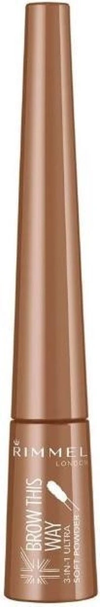 Rimmel London Brow This Way Wenkbrauwpoeder - 001 Blond 9 Rimmel London Brow This Way Wenkbrauwpoeder - 001 Blond - Afbeelding 7