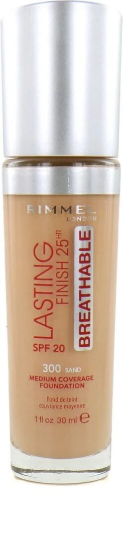 Rimmel London Lasting Finish Breathable Foundation - Sand - Beige
