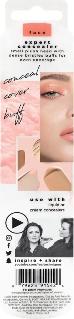 Real Techniques Expert Concealer Brush - Concealer Kwast -Bekend Cosmetica Winkel 280x1200 7