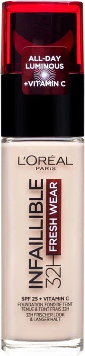 L'Oréal Infallible 24H Fresh Wear Foundation - 110 Rose Vanilla 12 L'Oréal Infallible 24H Fresh Wear Foundation - 110 Rose Vanilla - Afbeelding 10