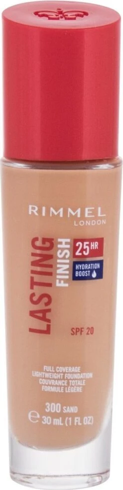 Rimmel London Lasting Finish Foundation - 300 Sand -Bekend Cosmetica Winkel 303x1200 6