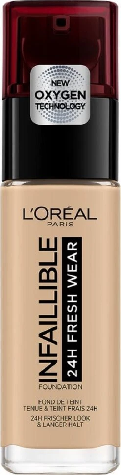 L’Oréal Paris Make-Up Designer Infaillible 24HR Fresh Wear Foundation - 120 Vanille - Langhoudende Foundation Met SPF 25 - 30 Ml 16 L’Oréal Paris Make-Up Designer Infaillible 24HR Fresh Wear Foundation - 120 Vanille - Langhoudende Foundation Met SPF 25 - 30 Ml -Bekend Cosmetica Winkel 306x1200 10
