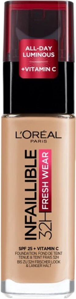 L'Oréal Paris Infaillible 24H Fresh Wear Foundation - 140 Golden Beige - Langhoudend 12 L'Oréal Paris Infaillible 24H Fresh Wear Foundation - 140 Golden Beige - Langhoudend -Bekend Cosmetica Winkel 306x1200 5