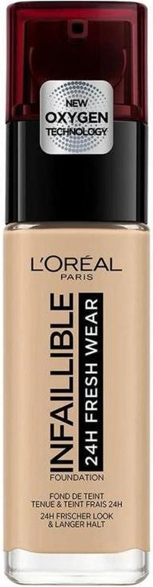L’Oréal Paris Make-Up Designer Infaillible 24HR Fresh Wear Foundation - 120 Vanille - Langhoudende Foundation Met SPF 25 - 30 Ml 9 L’Oréal Paris Make-Up Designer Infaillible 24HR Fresh Wear Foundation - 120 Vanille - Langhoudende Foundation Met SPF 25 - 30 Ml - Afbeelding 7