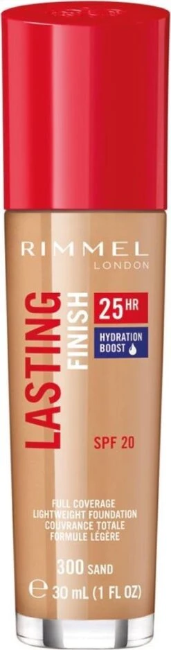 Rimmel London Lasting Finish Foundation - 300 Sand -Bekend Cosmetica Winkel 316x1200 2