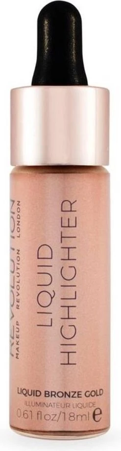 Makeup Revolution - Liquid Highlighter - Bronze Gold -Bekend Cosmetica Winkel 323x1200 2