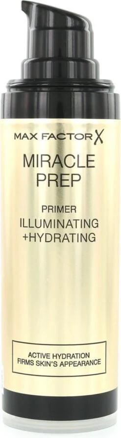 Max Factor Miracle Prep Primer Illuminating & Hydrating - 000 Transparant - 30 Ml 12 Max Factor Miracle Prep Primer Illuminating & Hydrating - 000 Transparant - 30 Ml -Bekend Cosmetica Winkel 332x1200 5