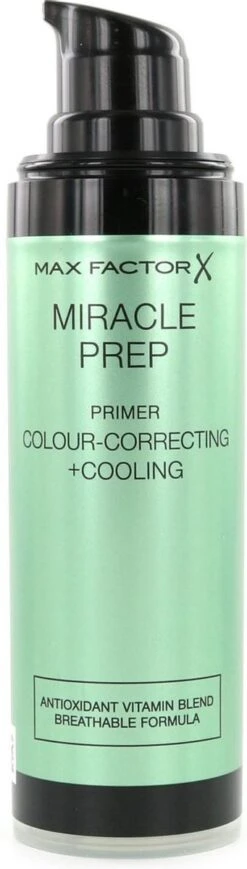 Bekend Cosmetica Winkel 25 Max Factor - Miracle Prep Colour Correcting & Cooling Primer 30 Ml