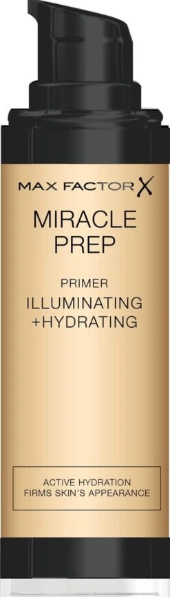 Max Factor Miracle Prep Primer Illuminating & Hydrating - 000 Transparant - 30 Ml 13 Max Factor Miracle Prep Primer Illuminating & Hydrating - 000 Transparant - 30 Ml -Bekend Cosmetica Winkel 342x1200 3