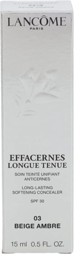 Lancôme Effacernes Longue Tenue Concealer 15 Ml - 03 Beige Ambre -Bekend Cosmetica Winkel 353x1200 7