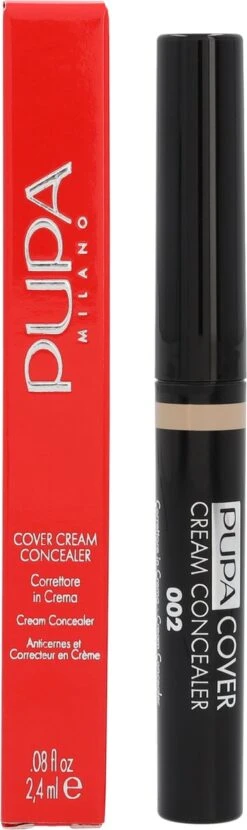 Pupa Milano - Cover Cream Concealer - 002 Beige -Bekend Cosmetica Winkel 357x1200