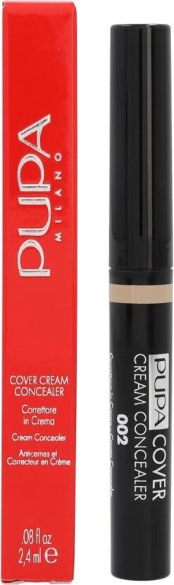 Pupa Milano - Cover Cream Concealer - 002 Beige -Bekend Cosmetica Winkel 358x1200 2