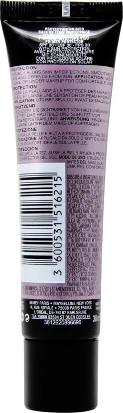 Maybelline Facestudio Primer - Protecting Primer SPF30 - 30ml -Bekend Cosmetica Winkel 358x1200 5