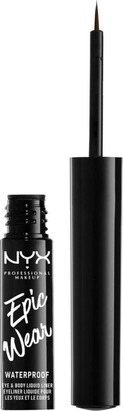 NYX Professional Makeup Epic Wear Liquid EyeLiner - Brown EWSPLL02 - 3,5 Ml 8 NYX Professional Makeup Epic Wear Liquid EyeLiner - Brown EWSPLL02 - 3,5 Ml -Bekend Cosmetica Winkel 361x1200 3