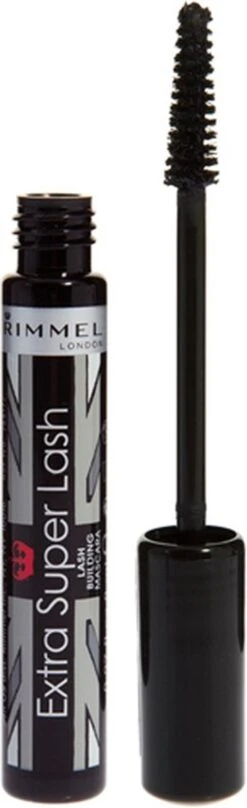 Rimmel London Extra Super Lash Mascara - 001 Black -Bekend Cosmetica Winkel 367x1200 1