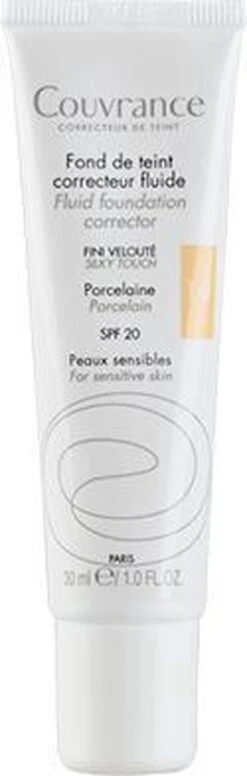 Avene Couvrance Fluid Foundation Corrector SPF20 30ml -Bekend Cosmetica Winkel 382x1200 7