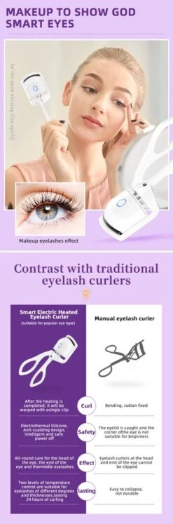 BeautyTech Elektrische Wimperkruller/Wimperkrultang - Wit - Oplaadbaar - Beauty - Verzorging - Make Up -Bekend Cosmetica Winkel 397x1200 5