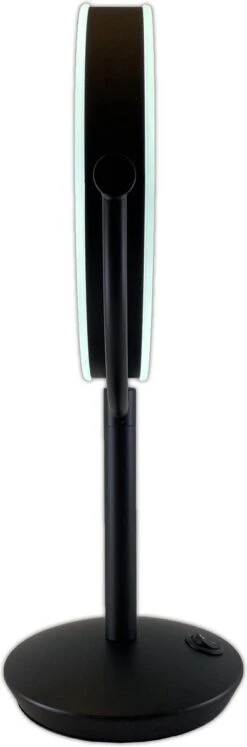 Metalen Verlichte Make-up LED Spiegel Mat Zwart 10x Vergroting 19cm Doorsnee, Inculsief 4x AA Batterijen En USB Stroomkabel -Bekend Cosmetica Winkel 397x1200 6