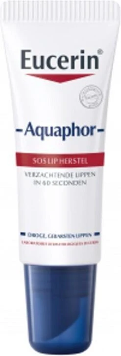 Eucerin Aquaphor SOS Lip Herstel - Lippenbalsem -Bekend Cosmetica Winkel 407x1200